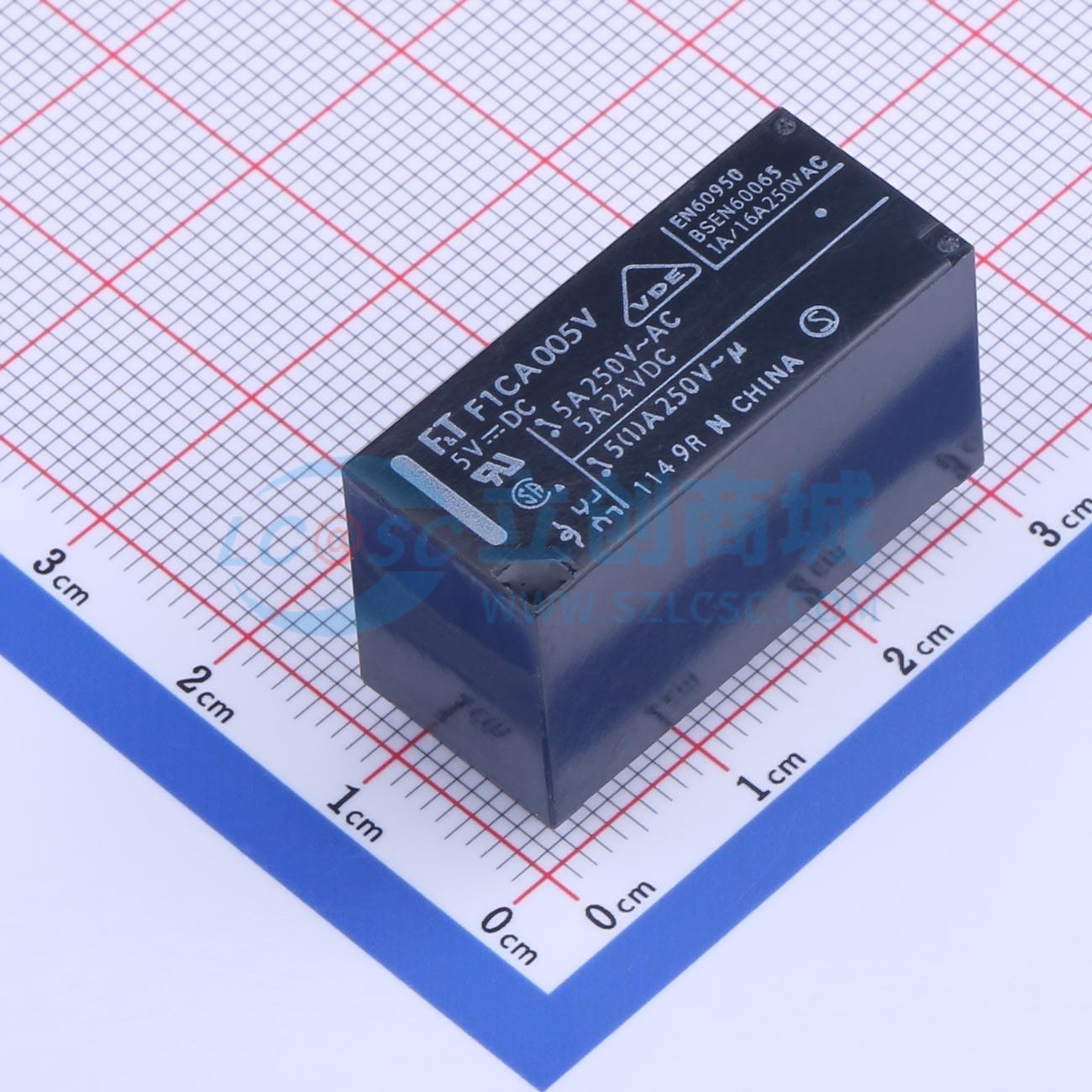 Rơ-le điện tử FTR-F1CA005V FUJITSU 5V DIP,29x12.8mm - Techcore Việt Nam