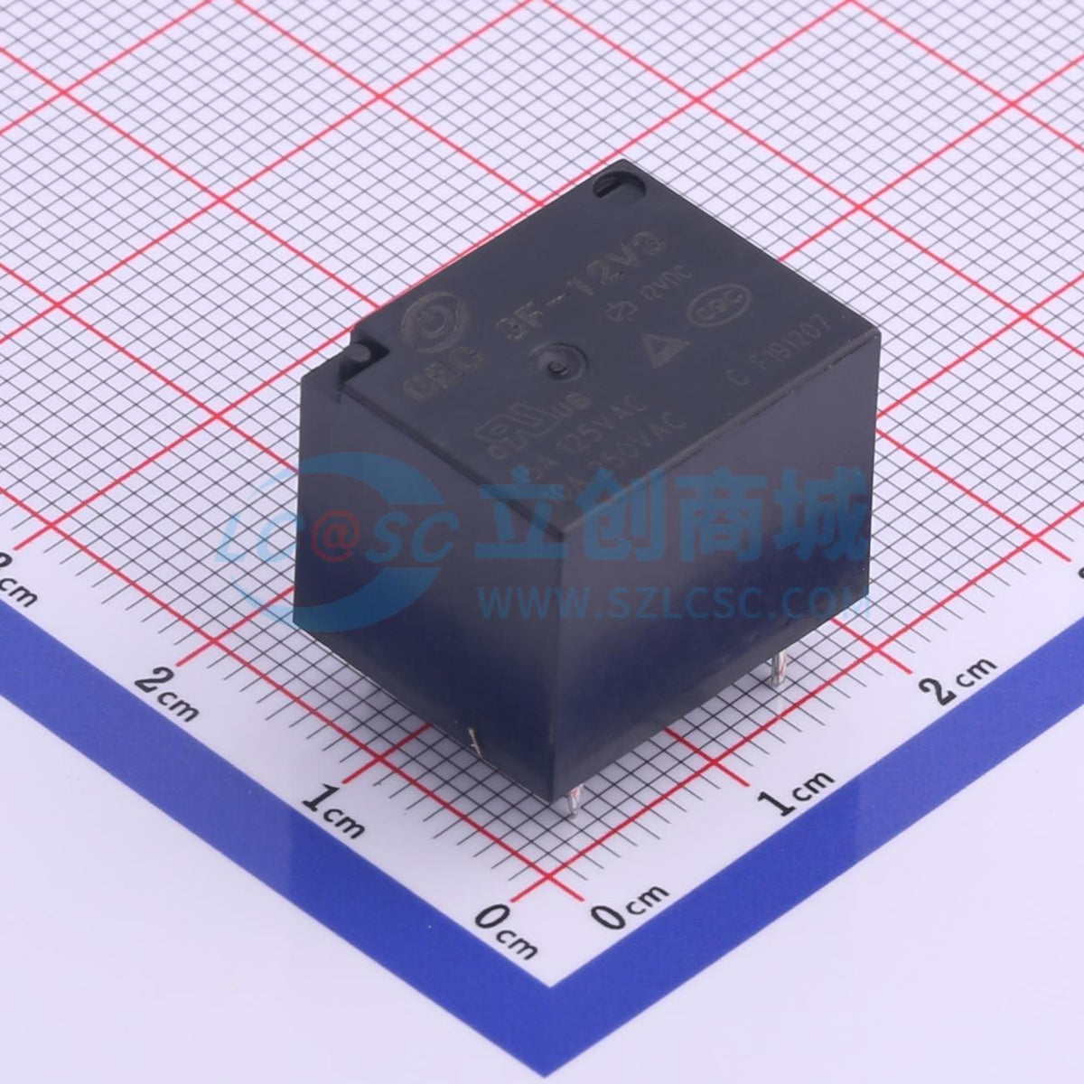 Rơ-le 3F-12V3 STEIPU 12V THT,19.2x15.5mm - Techcore Việt Nam