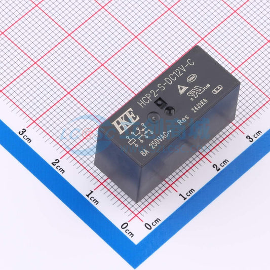 Rơ-le điện tử HCP2-S-DC12V-C HKE 12V DIP,29x12.6mm - Techcore Việt Nam