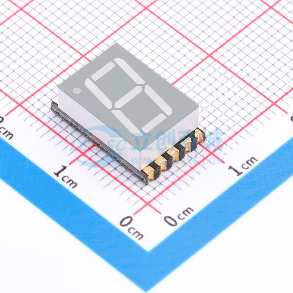 LED 7 đoạn GS4012CW-G Guangcai Display SMD,15x9.2mm - Techcore Việt Nam