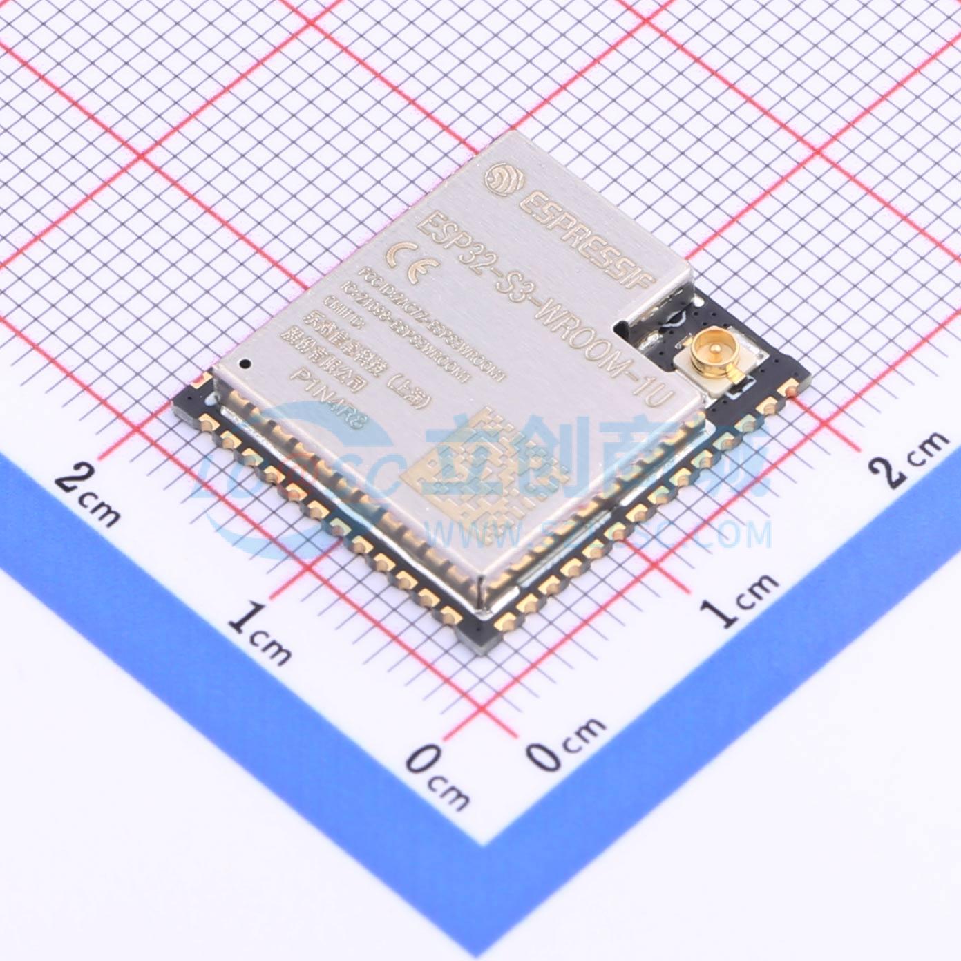 Module WiFi ESP32-S3-WROOM-1U-N4R8 ESPRESSIF SMD 19.2x18mm 2.4GHz - Techcore Việt Nam