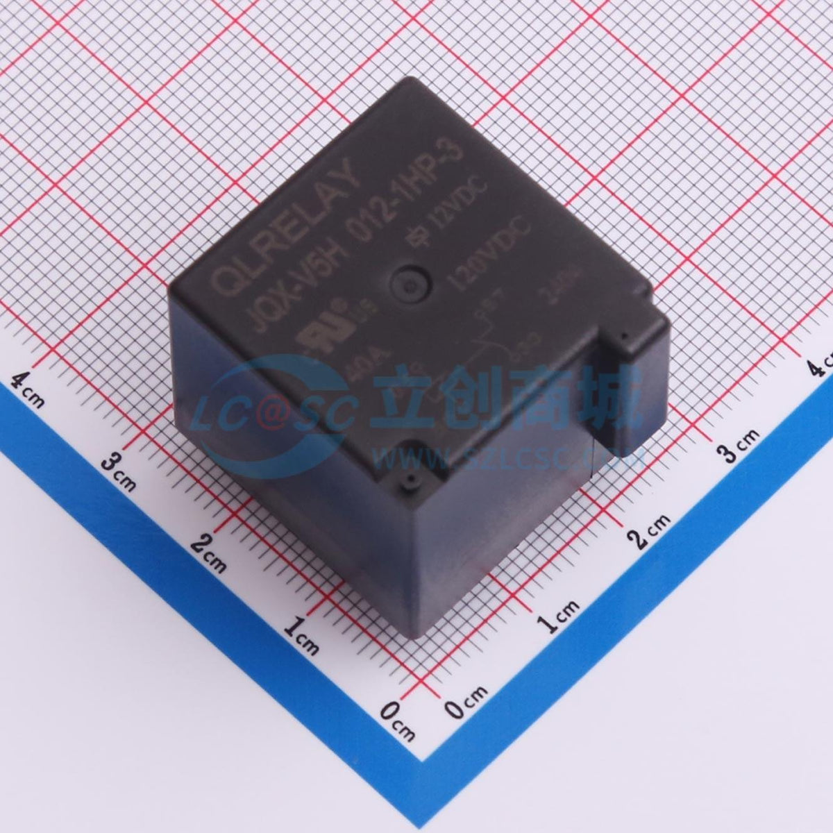 Rơ-le JQX-V5H 012-1HP-3 QLRELAY 12V THT,31.3x26mm - Techcore Việt Nam