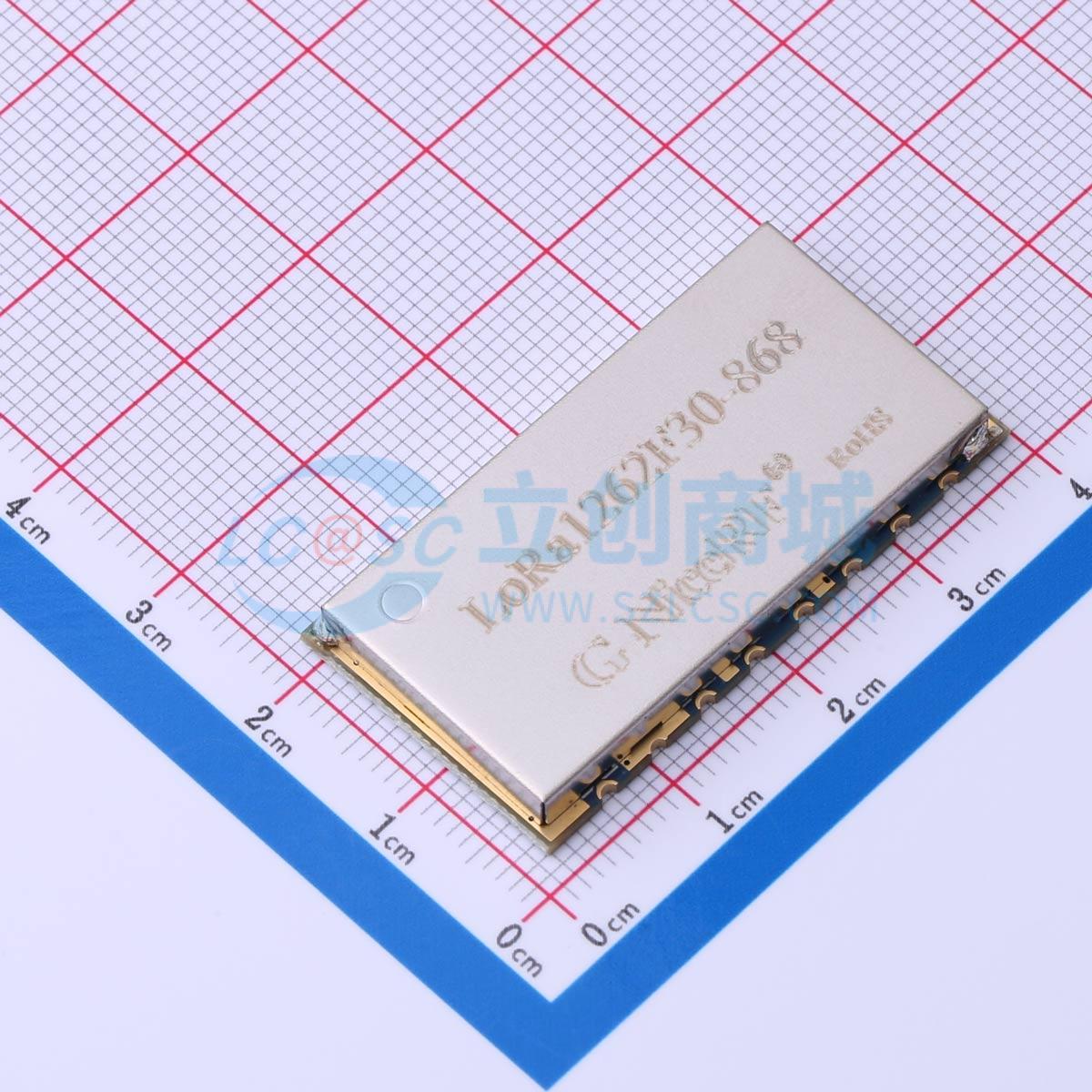 Module LoRa lora1262F30-868 G-NiceRF SMD 38x20mm Semtech SX1262 ：33dBm(2W) @6V Thu 868MHZ - Techcore Việt Nam
