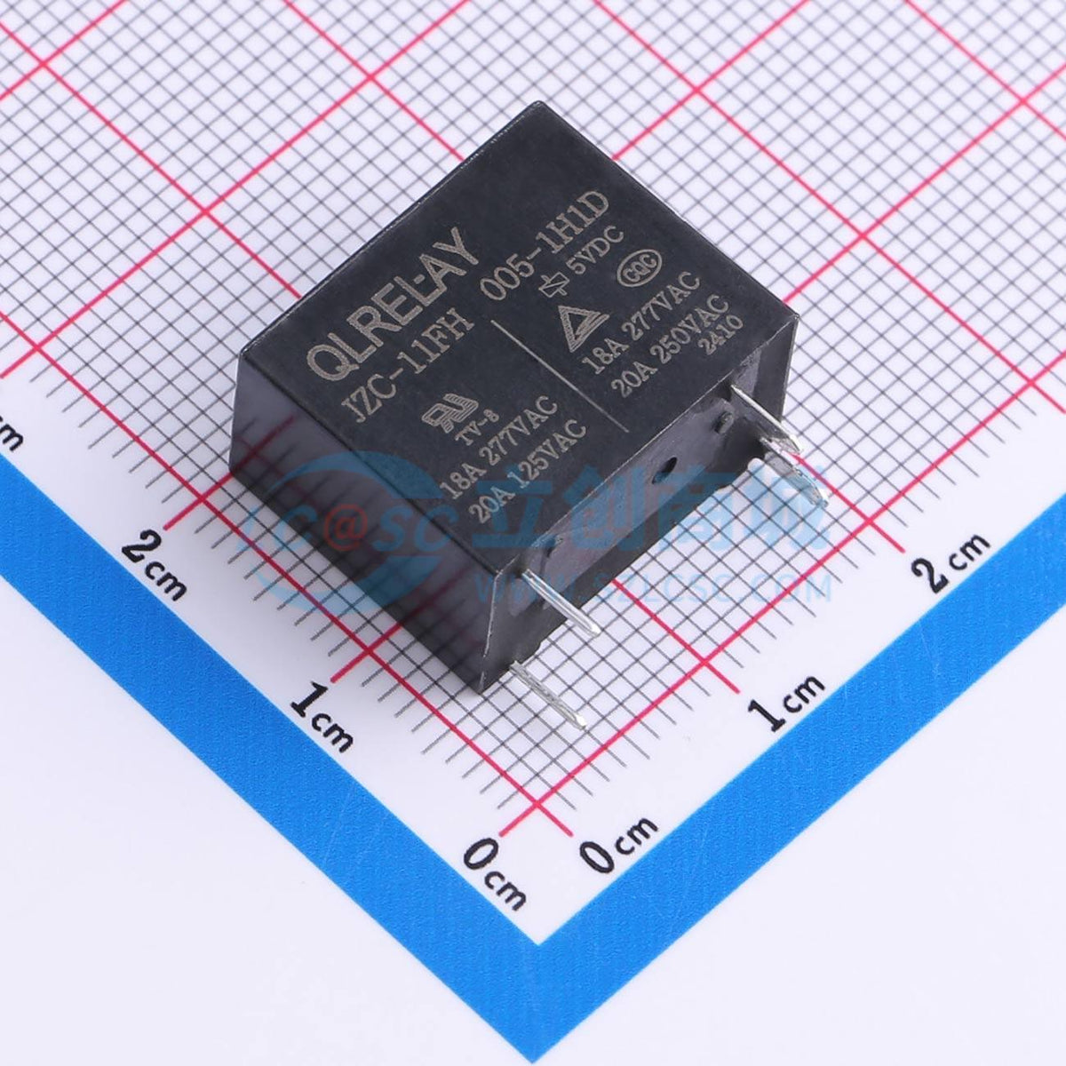 Rơ-le điện tử JZC-11FH 005-1H1D QLRELAY 5V THT,18.4x10.2mm - Techcore Việt Nam