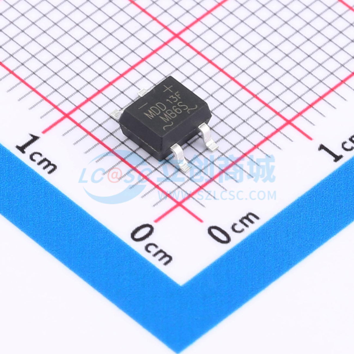 Cầu chỉnh lưu MB6S-50MIL MDD 1.1V@400mA - Techcore Việt Nam