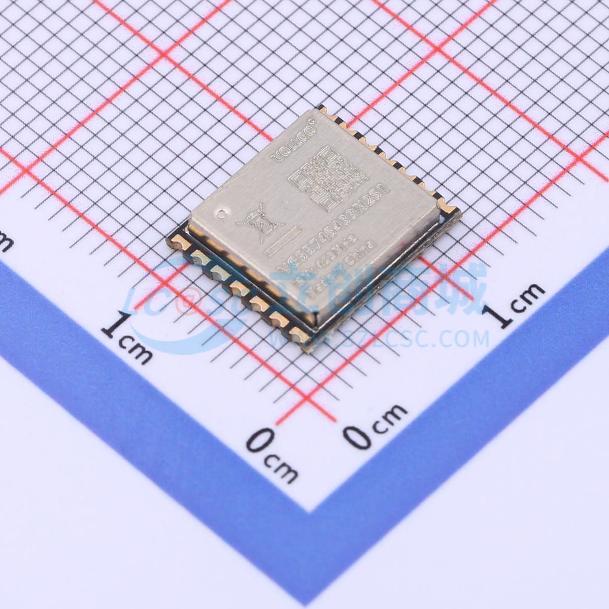 Module RF VG5574S433N2S1 Vollgo SMD 11.5x10mm 433MHz - Techcore Việt Nam