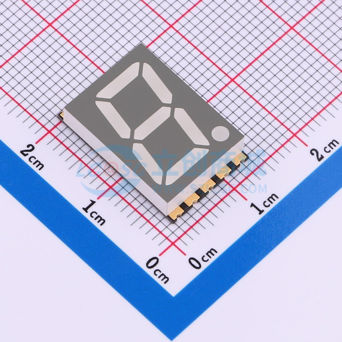 LED 7 đoạn GS5611CW-G Guangcai Display SMD,19x12.4mm - Techcore Việt Nam