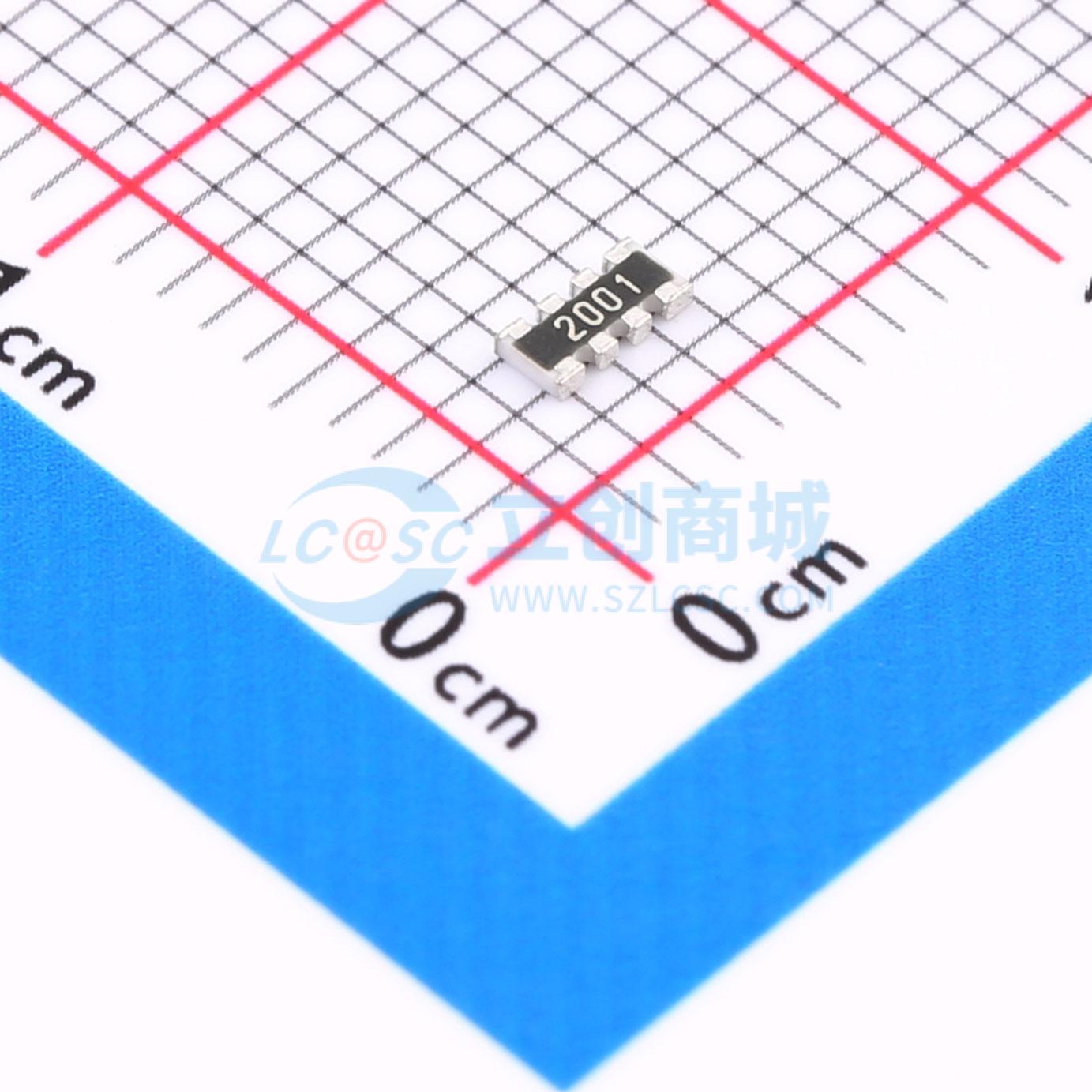 Mạng Điện Trở 4D03WGF2001T5E UNI-ROYAL 0603x4 2kΩ ±1% 62.5mW - Techcore Việt Nam