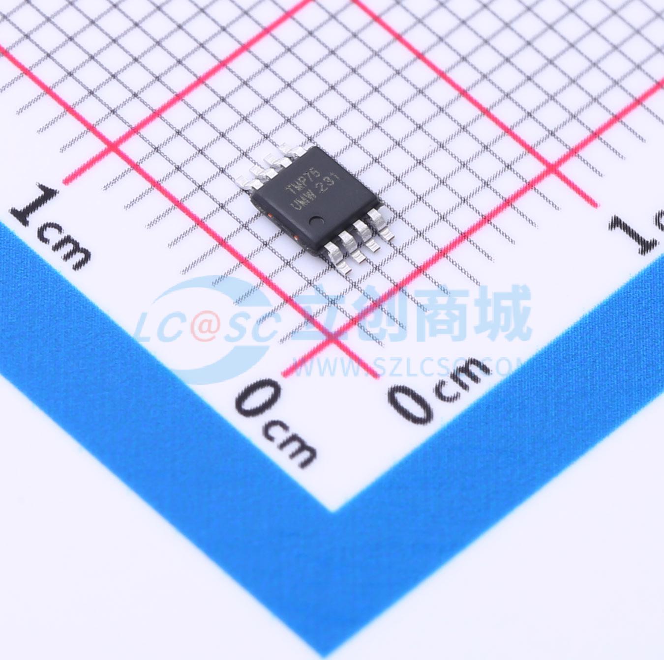 Cảm biến nhiệt độ TMP75AIDGKR(UMW) MSOP-8 -40°C~+125°C 1.4V~5.5V - Techcore Việt Nam