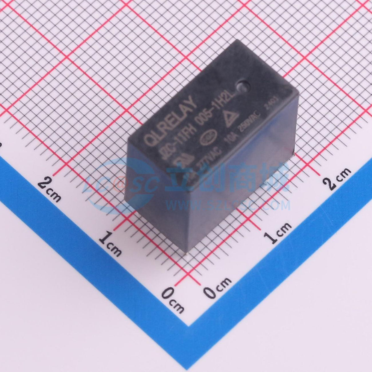 Rơ-le điện tử JZC-11FH 005-1H2L QLRELAY 5V THT,18.4x10.2mm - Techcore Việt Nam