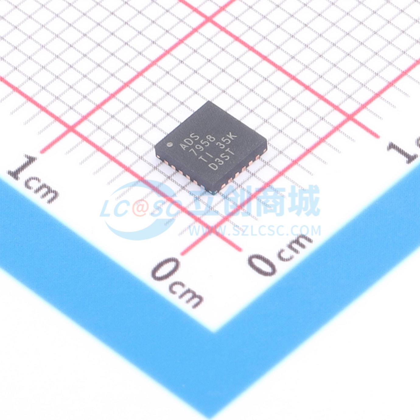 IC ADC ADS7958SRGER VQFN-24-EP(4x4) - Techcore Việt Nam