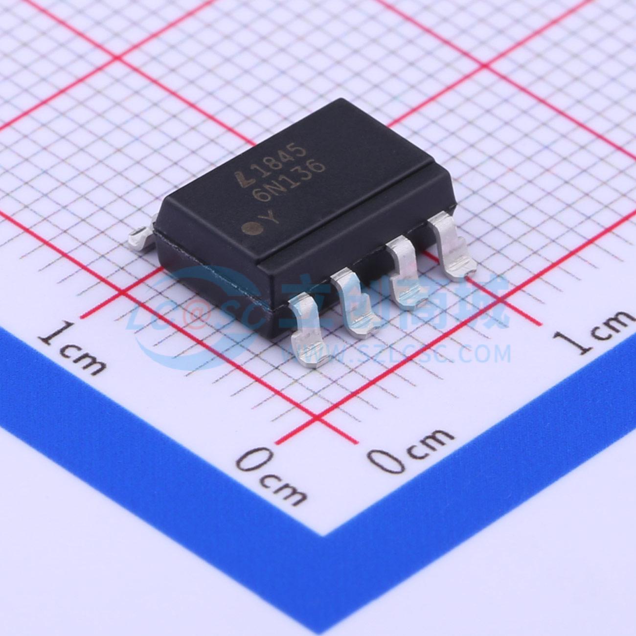 Optocoupler logic 6N136S-TA1-L LITEON SOP-8-2.54mm - Techcore Việt Nam