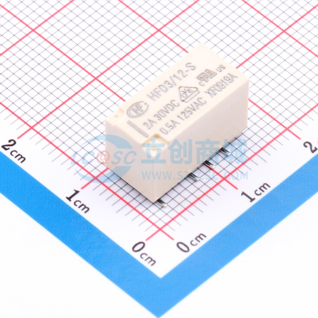 Rơ-le tín hiệu HFD3/12SR HF 12V SMD - Techcore Việt Nam