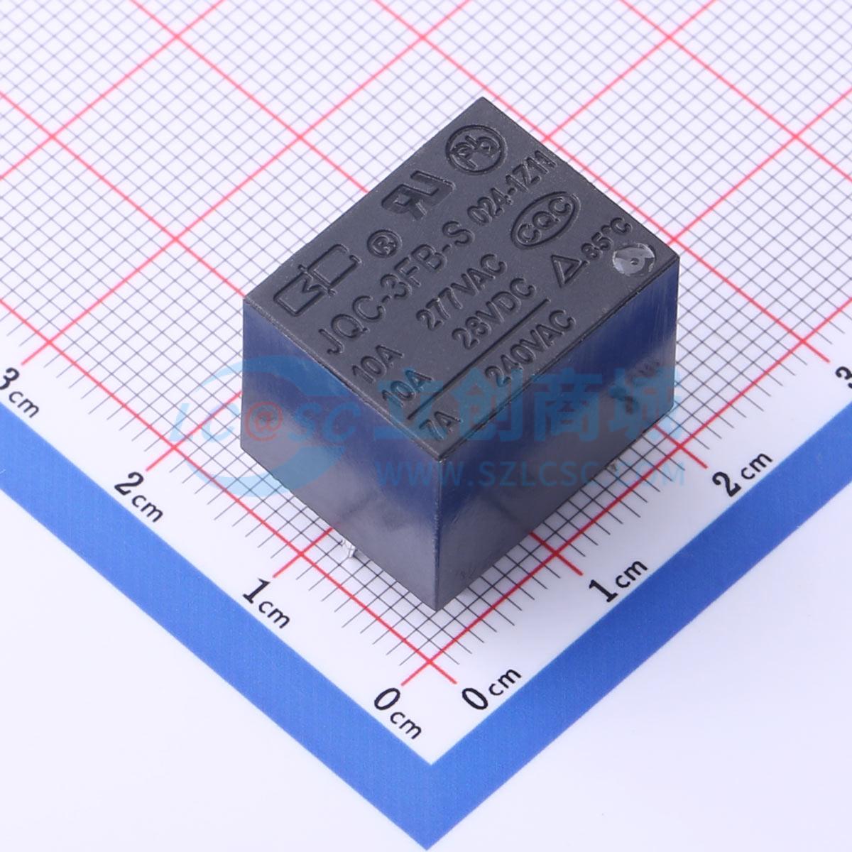 Rơ-le điện tử JQC-3FB-S/024-1Z11 BC 24V THT,19x15.3mm - Techcore Việt Nam