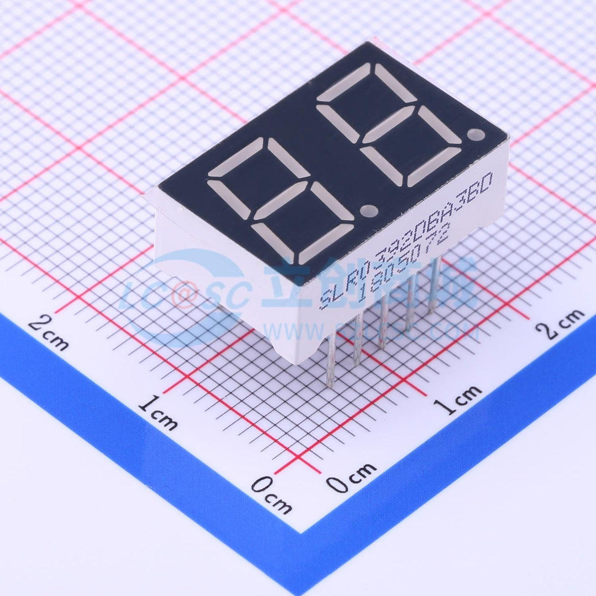 LED 7 đoạn SLR0392DBA3BD SUNLIGHT Anode chung C225895 - Techcore Việt Nam