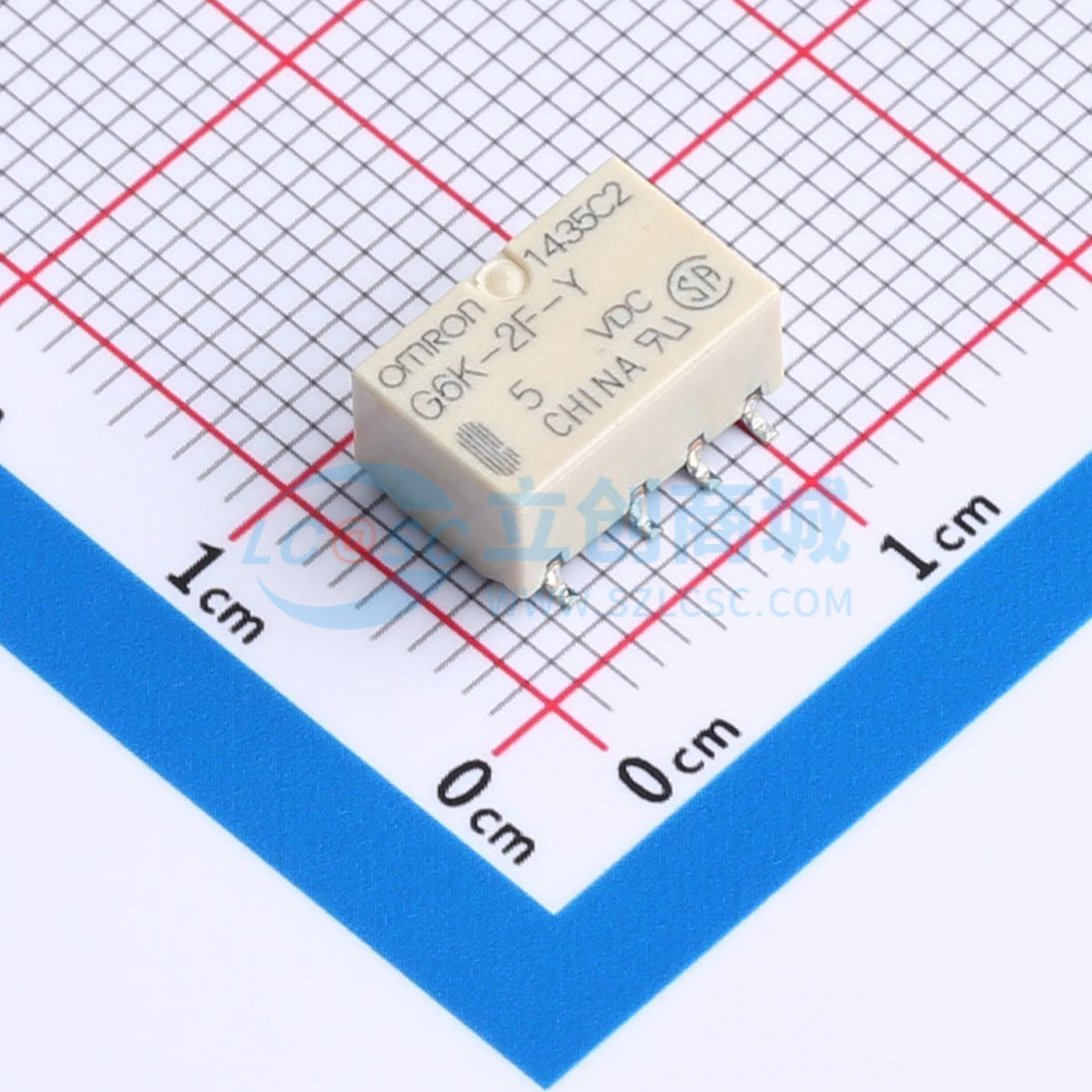 Rơ-le điện tử G6K-2F-Y-TR-5VDC OMRON 5V SMD,10x6.5mm - Techcore Việt Nam