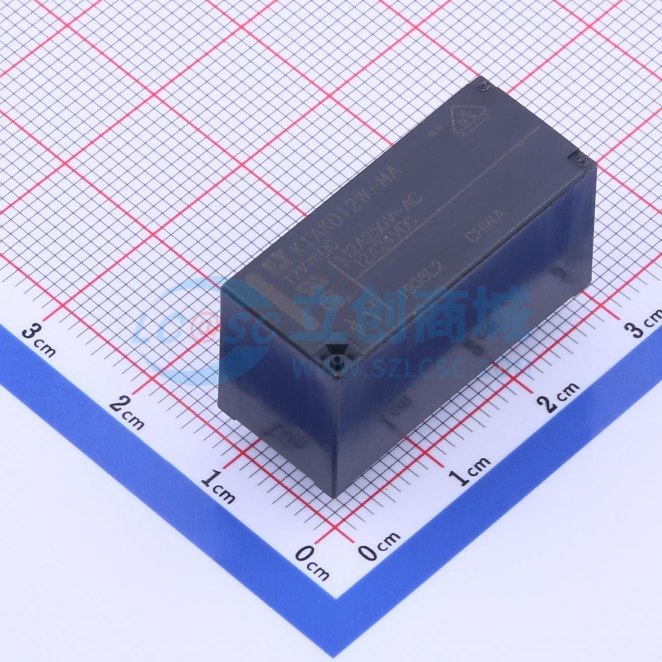 Rơ-le điện tử FTR-K1AK012W-MA-XL FUJITSU 12V THT,29.3x13mm - Techcore Việt Nam