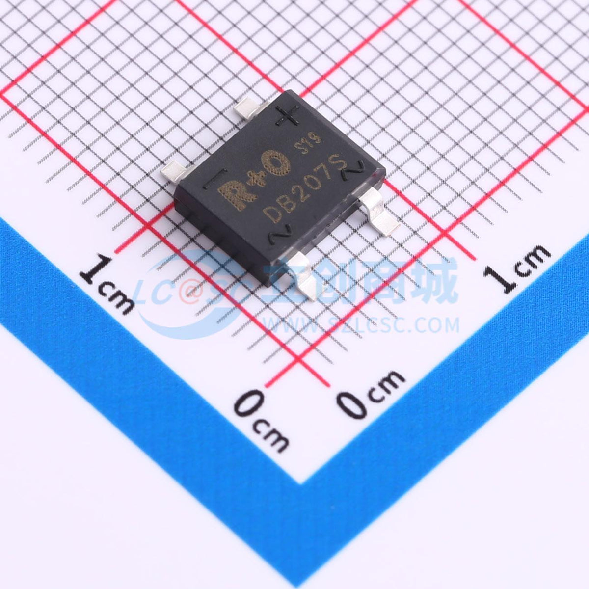 Cầu chỉnh lưu DB207S R+O DBS 1.1V@4A - Techcore Việt Nam