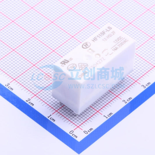 Rơ-le chốt từ HF115F-LS-12-HSL2F HF 12V THT,29x12.7mm - Techcore Việt Nam