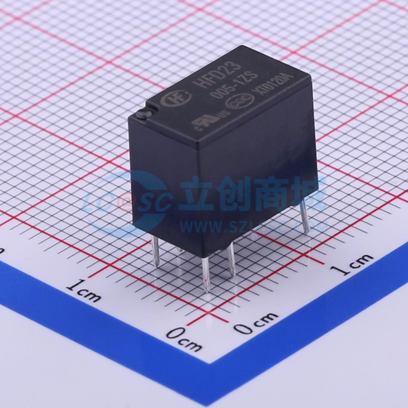 Rơ-le tín hiệu HFD23/005-1ZS HF 5V DIP,12.5x7.5mm - Techcore Việt Nam