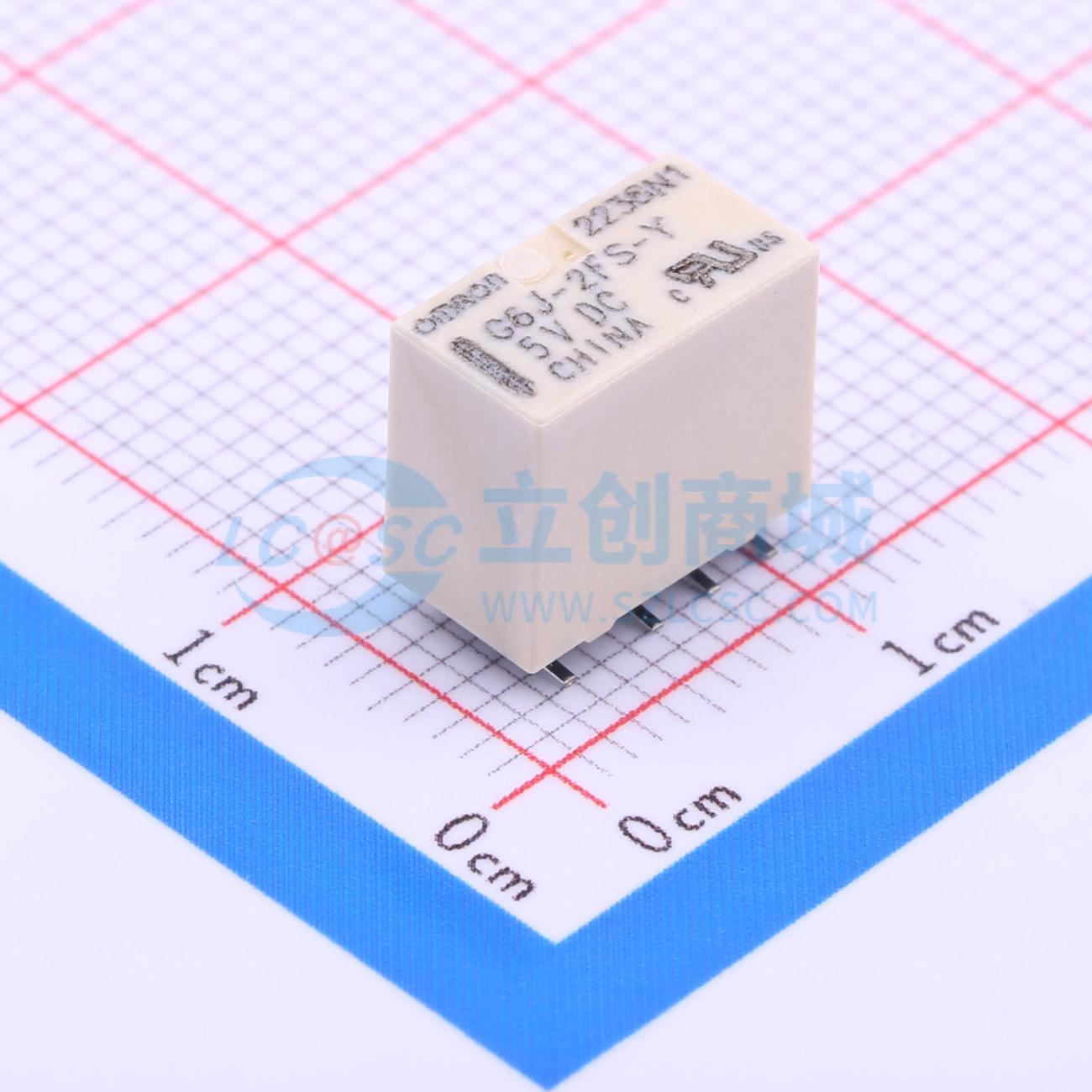 Rơ-le tín hiệu G6J-2FS-Y-TR DC5 OMRON 5V SMD,10.6x5.7mm - Techcore Việt Nam