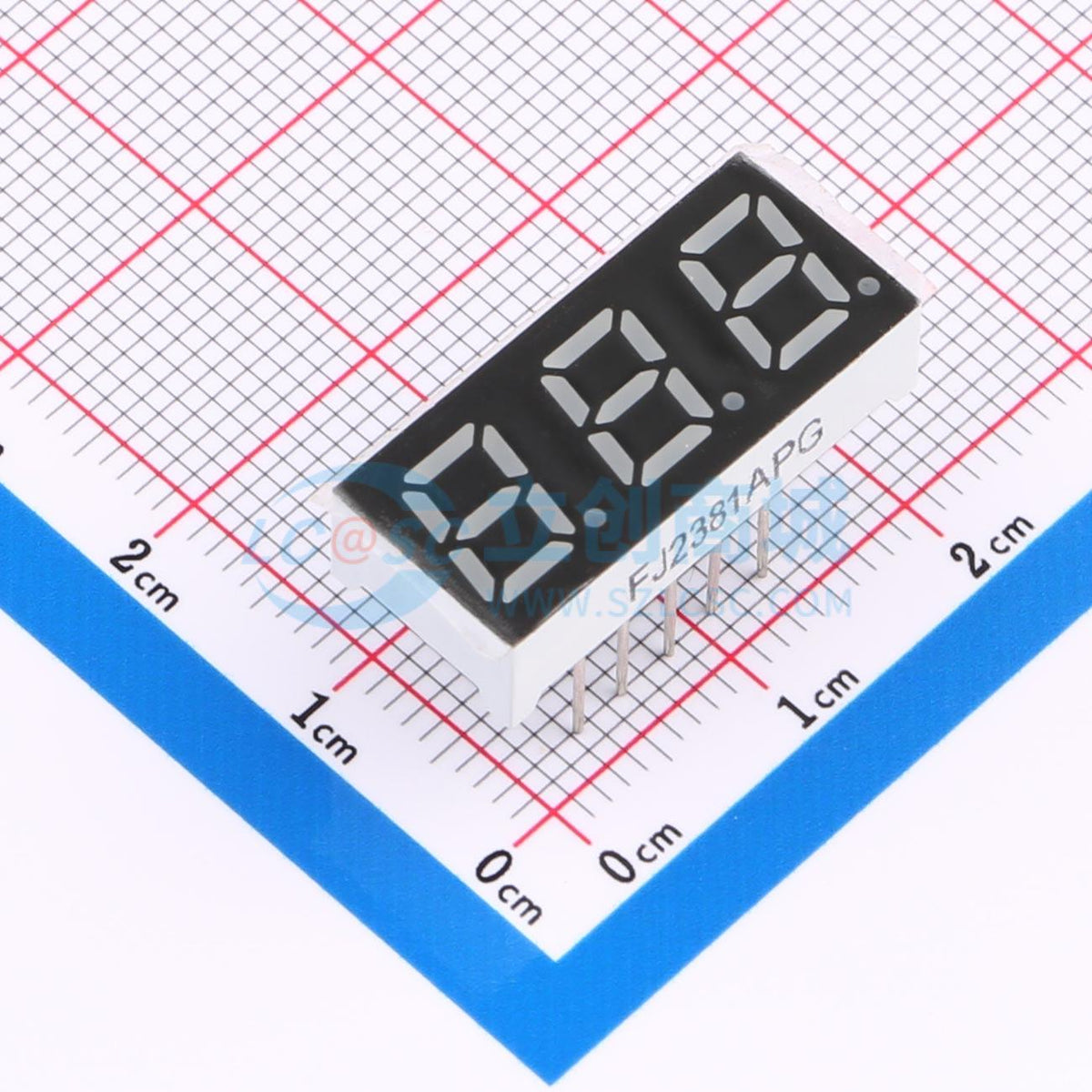 LED 7 đoạn FJ2381APG Cathode chung - Techcore Việt Nam