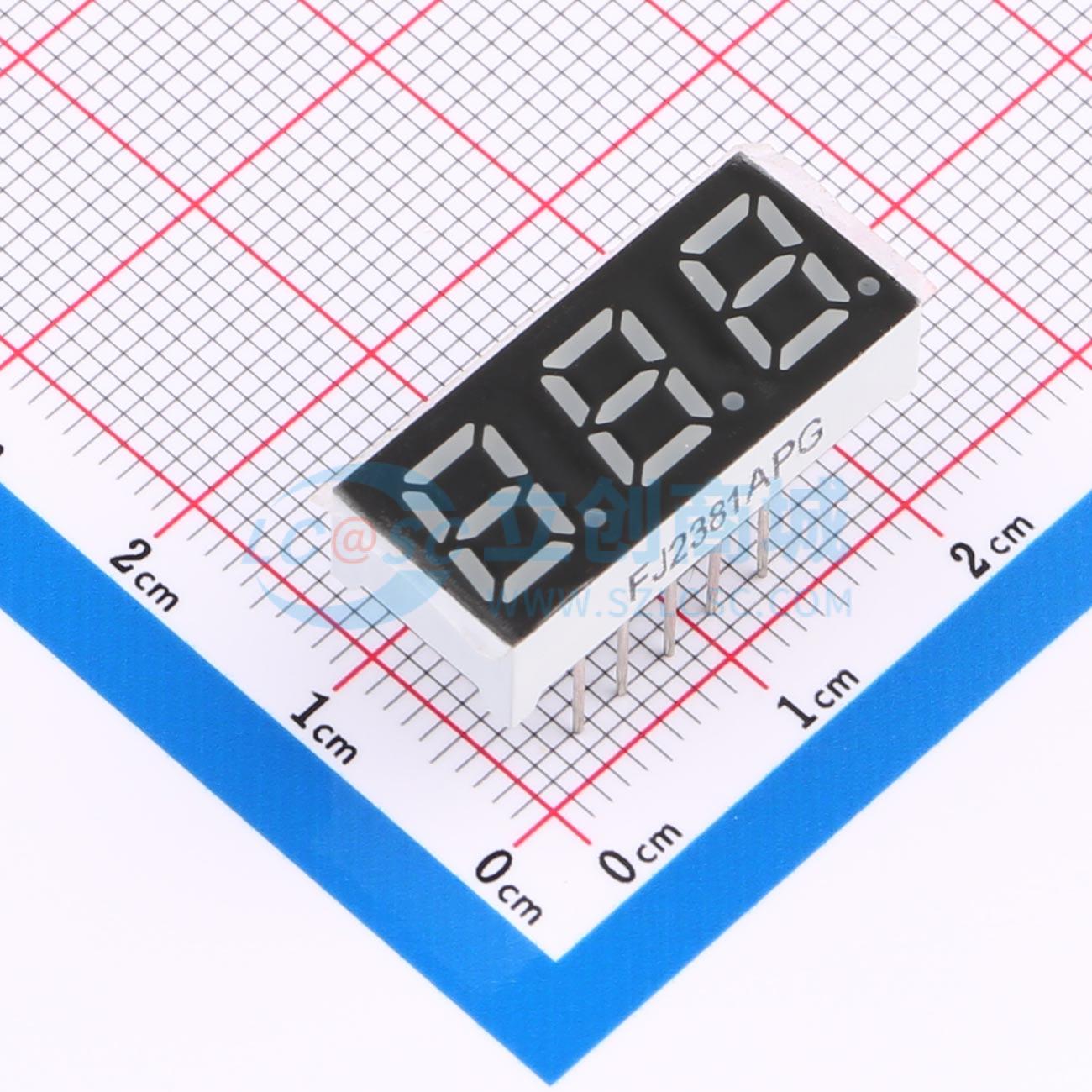 LED 7 đoạn FJ2381APG Cathode chung - Techcore Việt Nam
