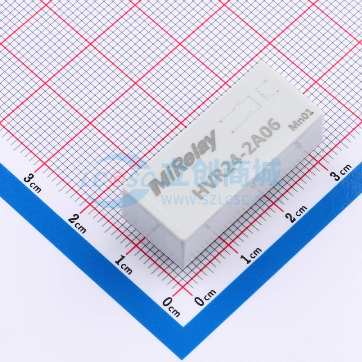 Rơ-le điện tử HVR24-2A06 MiRelay 24V DIP,30.9x13.4mm - Techcore Việt Nam