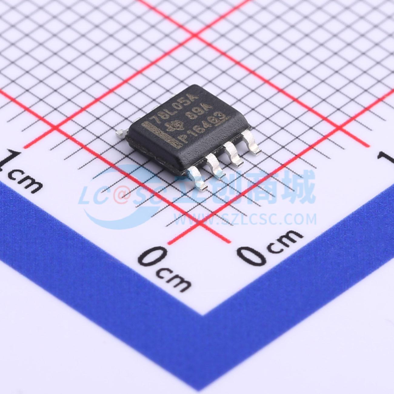 IC ổn áp tuyến tính LDO UA78L05ACDR Texas Instruments SOIC-8 - Techcore Việt Nam