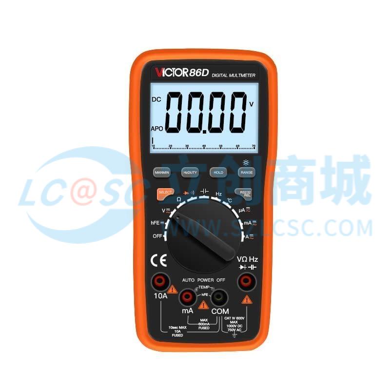 Đồng hồ vạn năng VICTOR 86D Kiểm tra diode Dùng Cho Đo Kiểm Điện Tử - Techcore Việt Nam