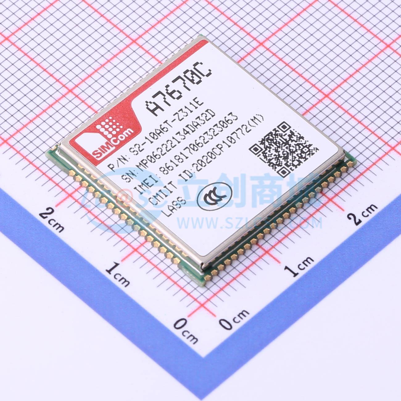 Module Di Động 2G/3G/4G/5G A7670C-LASS SIMCOM SMD 24x24mm TDD-LTE, FDD-LTE - Techcore Việt Nam