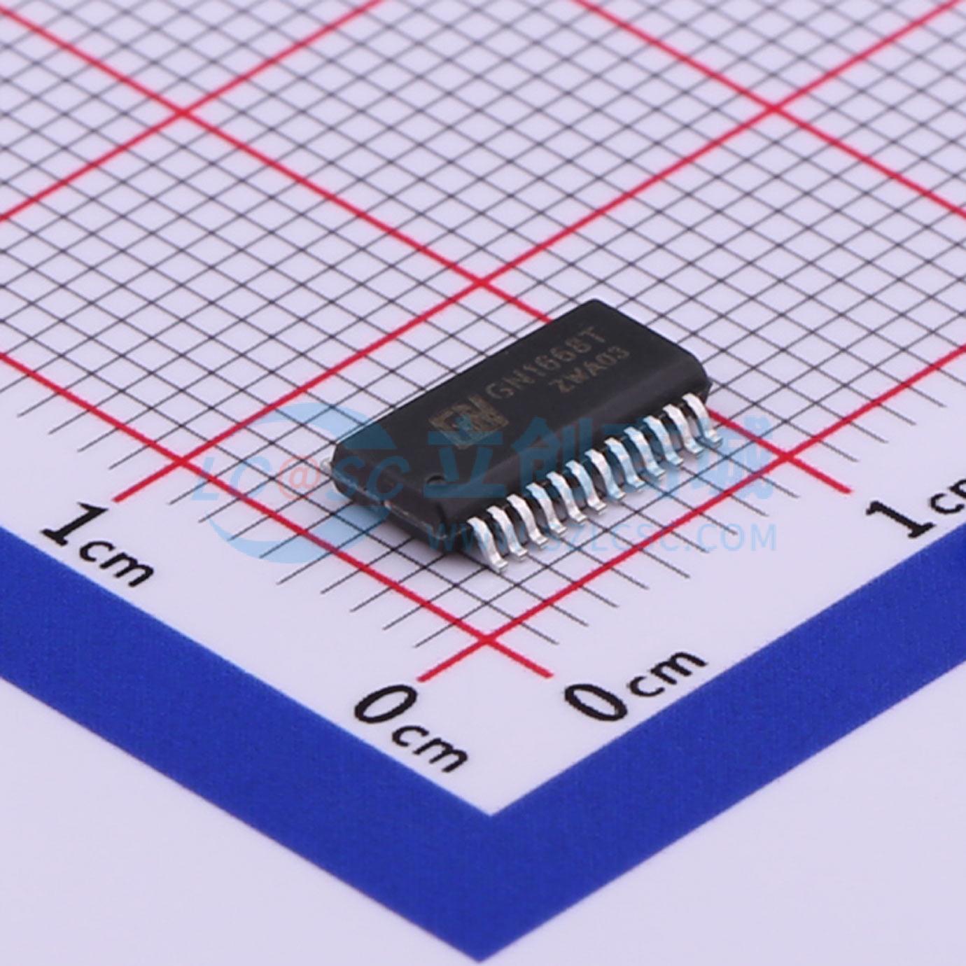IC điều khiển LED 7 đoạn GN1668T GN SSOP-24-150mil 1V - Techcore Việt Nam