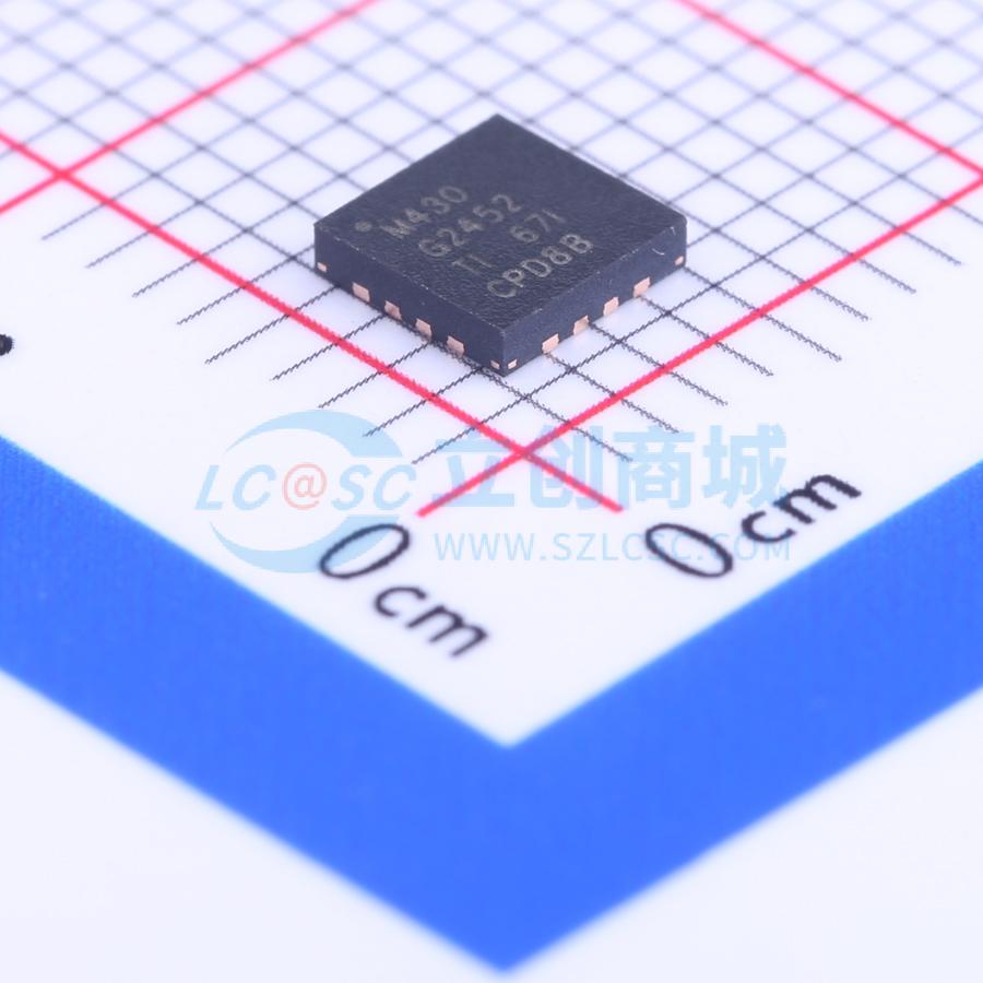 Comparator MSP430G2452IRSA16R Texas Instruments QFN-16-EP(4x4) - Techcore Việt Nam