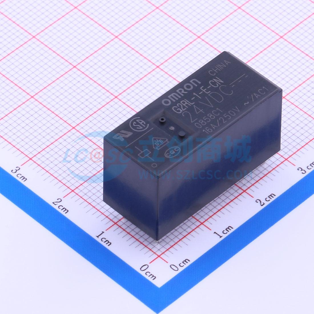 Rơ-le điện tử G2RL-1-E-CN DC24 OMRON DIP,28.8x12.5mm - Techcore Việt Nam