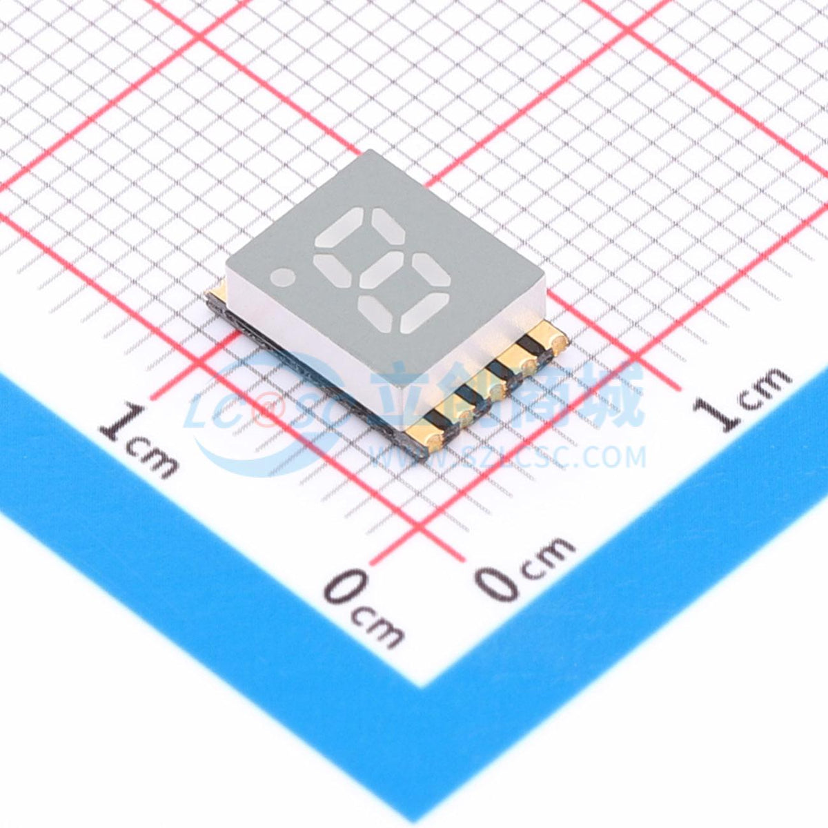 LED 7 đoạn GS2011CSR-G Guangcai Display SMD,10x6.9mm - Techcore Việt Nam