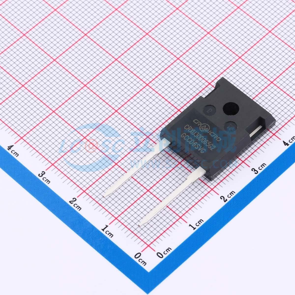 Diode SiC CRXU30D065G2 CRMICRO TO-247-2 1.35V@30A - Techcore Việt Nam