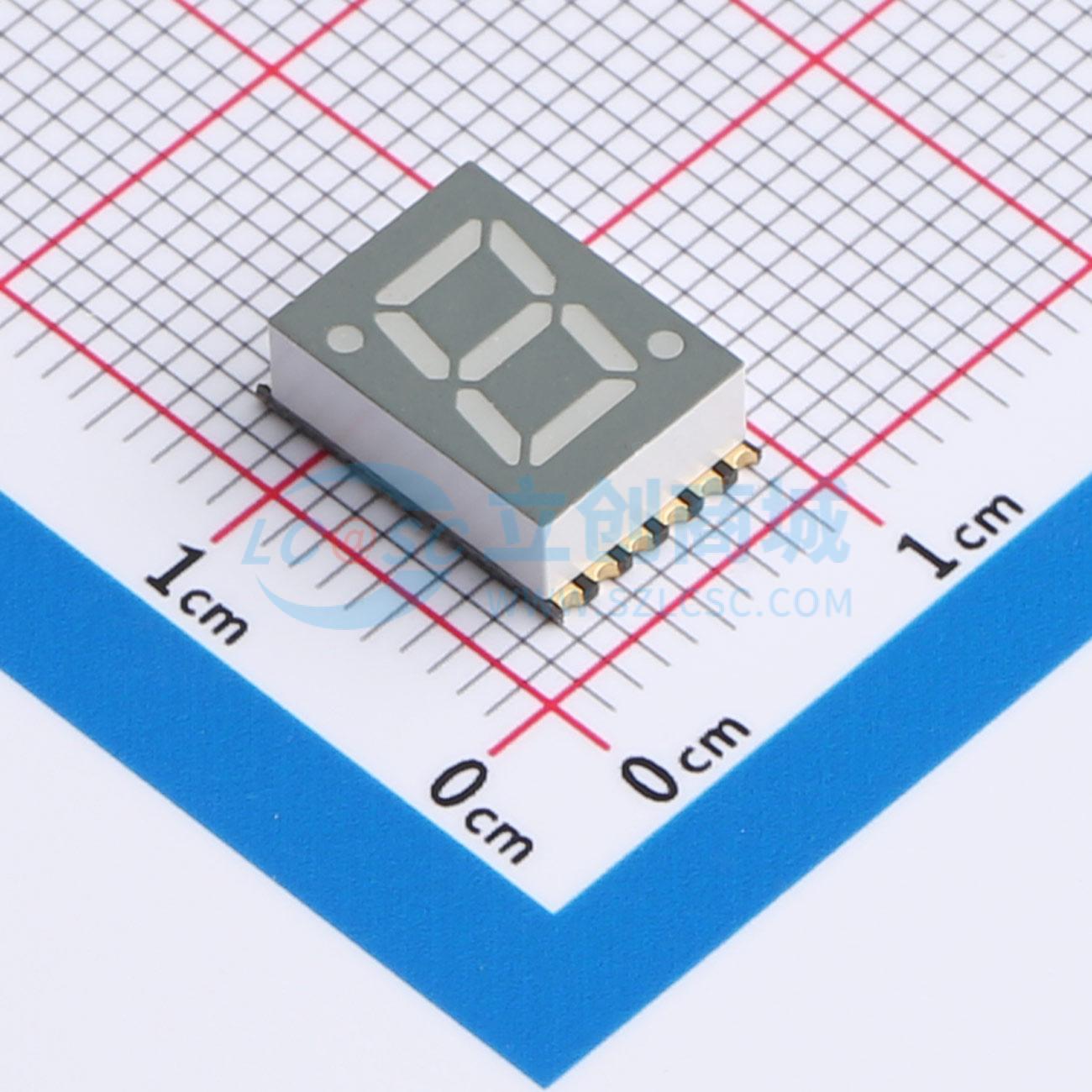 LED 7 đoạn GS2811ALW-G Guangcai Display SMD,11x7.5mm - Techcore Việt Nam