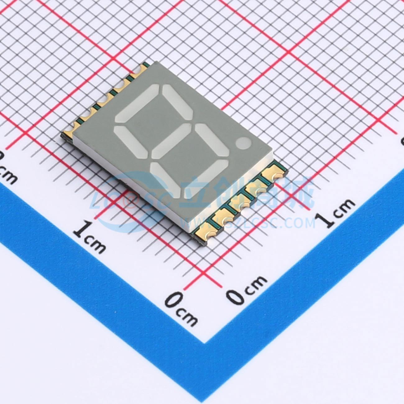LED 7 đoạn GS3916CW-G Guangcai Display SMD,16x10mm Cathode chung - Techcore Việt Nam