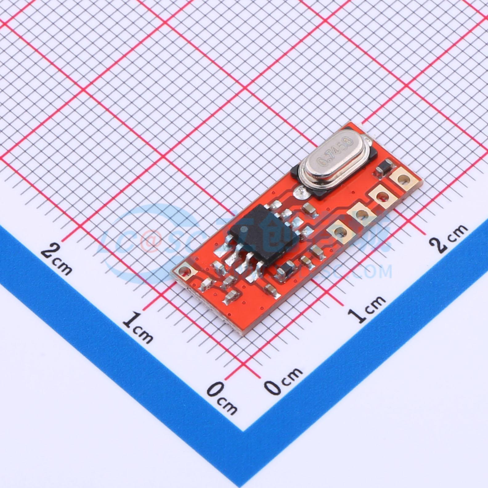 Module RF Yuan-R6-433 Hummingbird Wireless SMD 22.2x9.2mm 433.92MHz - Techcore Việt Nam