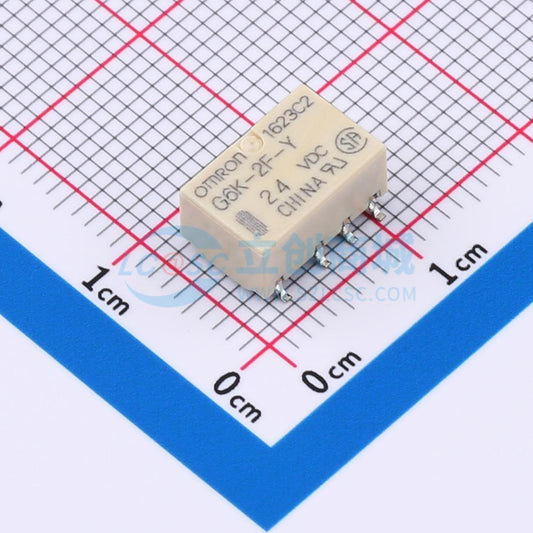 Rơ-le điện tử G6K-2F-Y-TR-24VDC OMRON 24V SMD,10x6.2mm - Techcore Việt Nam