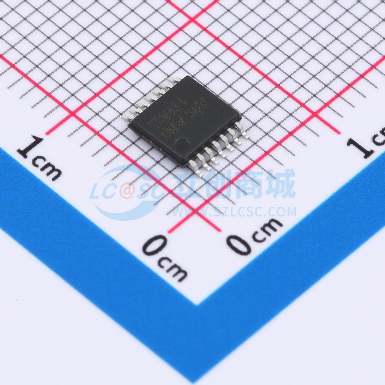 IC Khuếch Đại Thuật Toán TSV634IPT(UMW) TSSOP-14 4 kênh Rail-to-Rail 880 kHz - Techcore Việt Nam