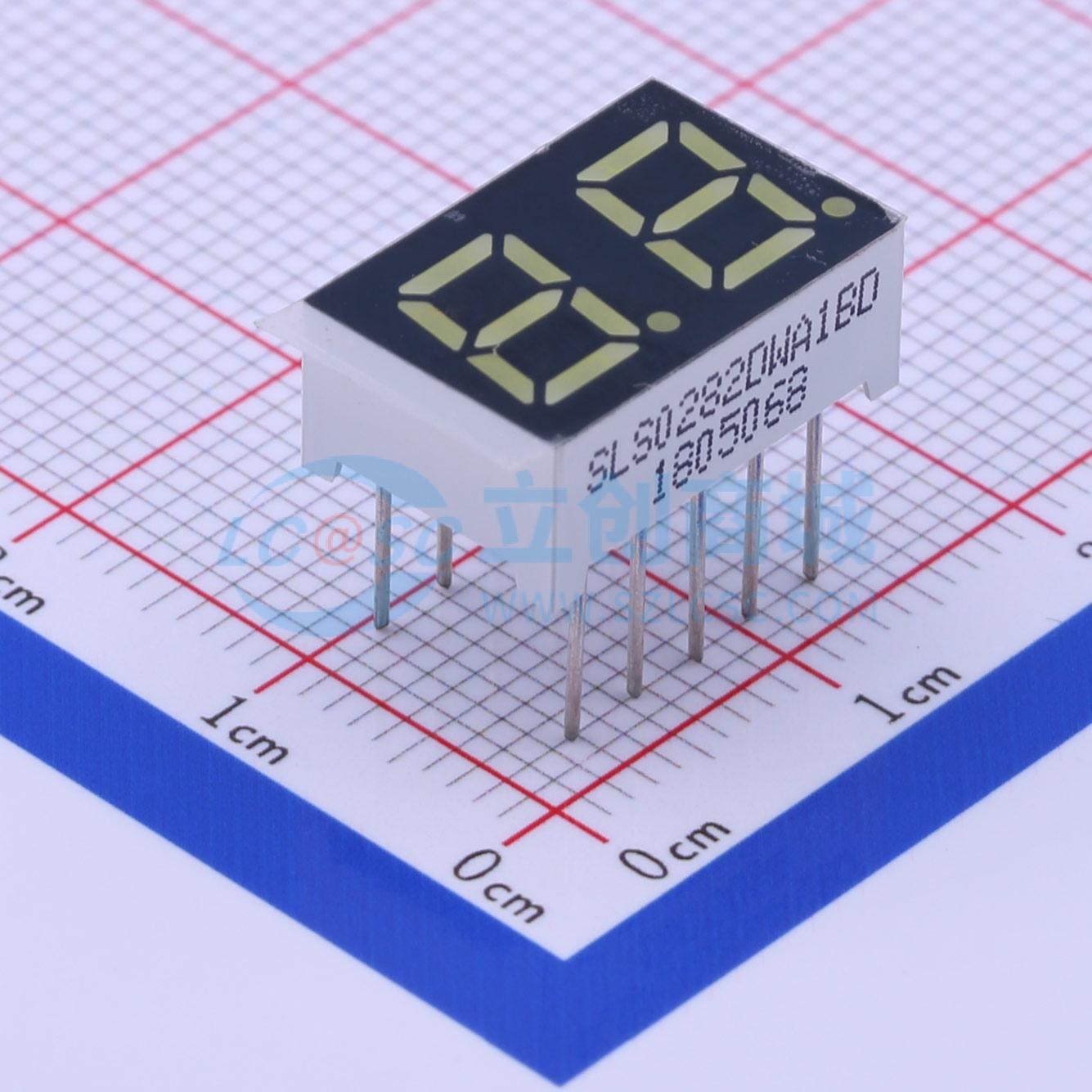 LED 7 đoạn SLS0282DWA1BD SUNLIGHT Anode chung - Techcore Việt Nam