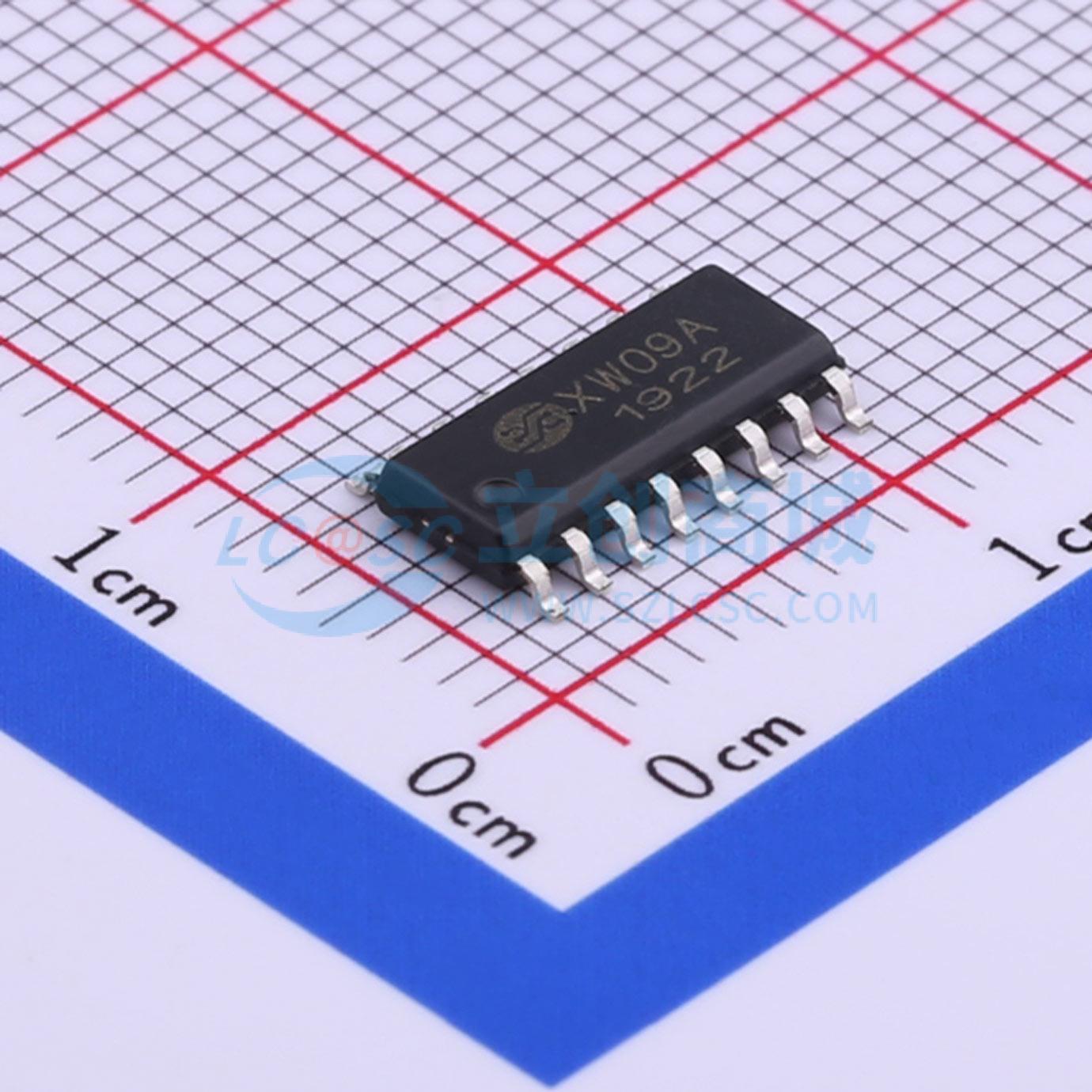 IC cảm ứng chạm XW09A XMXW SOP-16 2.5V~5.5V Dùng cho thiết bị điện tử - Techcore Việt Nam