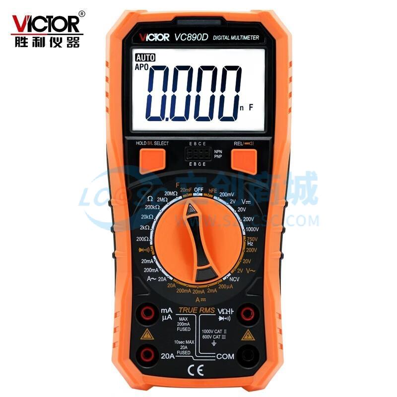 Đồng hồ vạn năng VC890D VICTOR NCV Kiểm tra diode Dùng Cho Đo Kiểm Điện Tử - Techcore Việt Nam