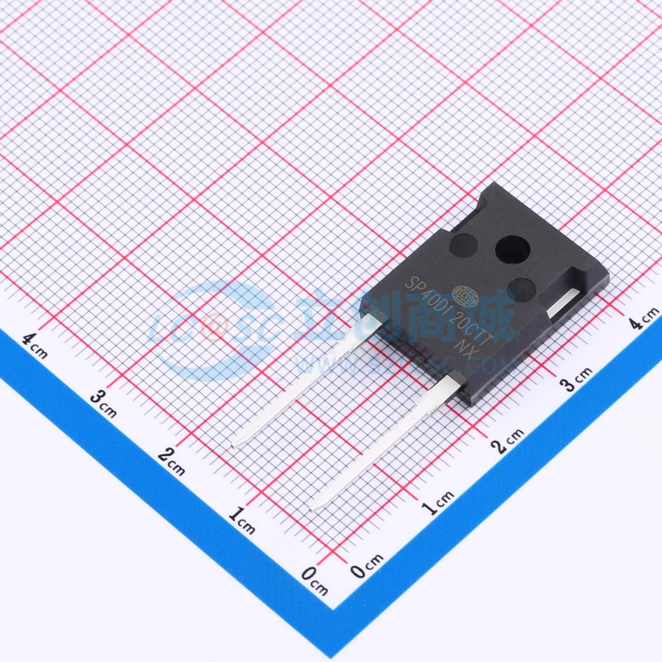 Diode SiC SP40D120CTT Siliup TO-247-2L 1.65V@40A - Techcore Việt Nam