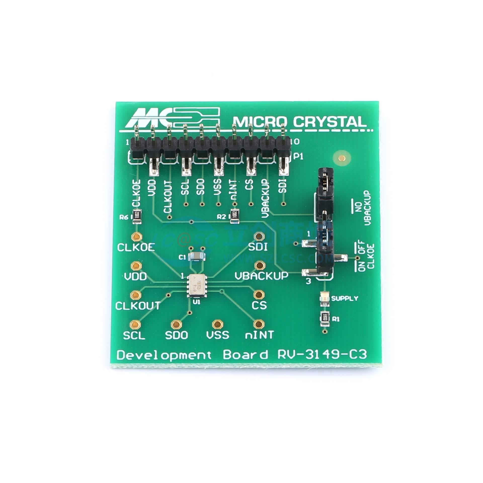 Bo mạch phát triển RV-3149-C3-ON-BOARD-OPTION-B Micro Crystal - Techcore Việt Nam