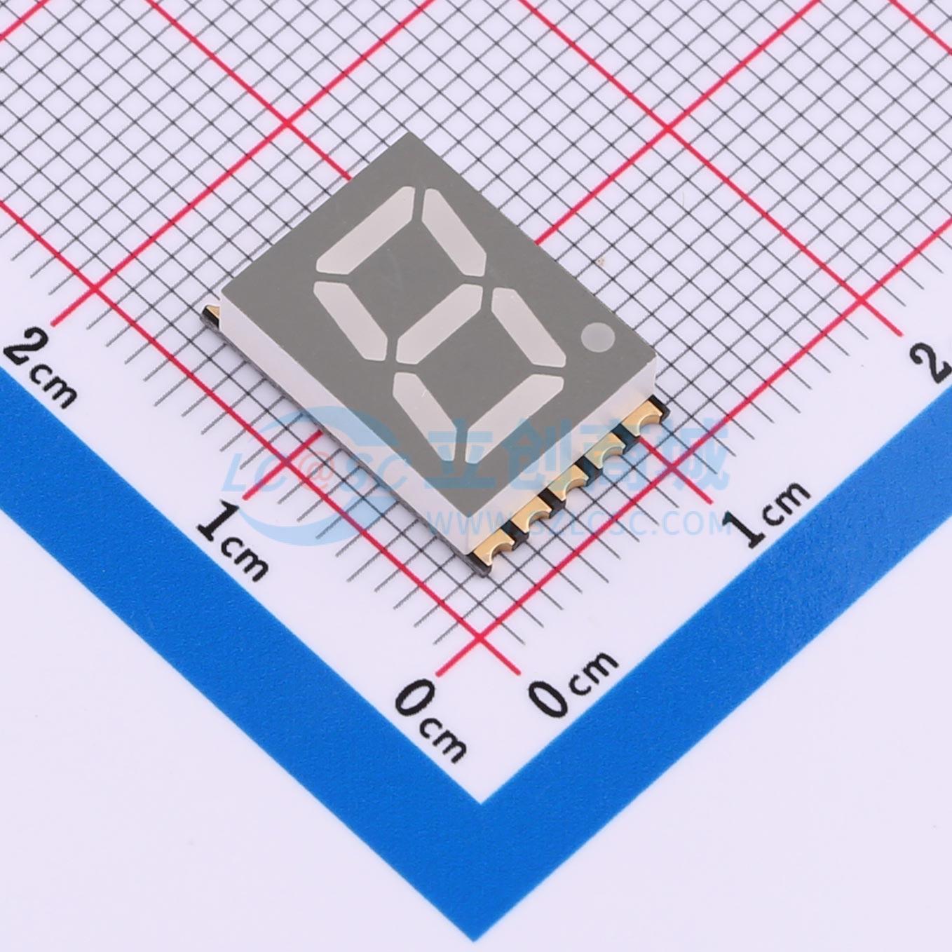 LED 7 đoạn GS3911AB-G Guangcai Display SMD,15x9.8mm Anode chung - Techcore Việt Nam