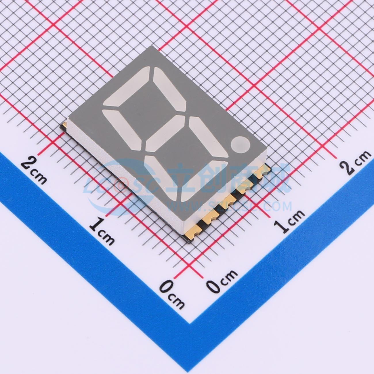LED 7 đoạn GS5611AB-G Guangcai Display SMD,19x12.4mm - Techcore Việt Nam