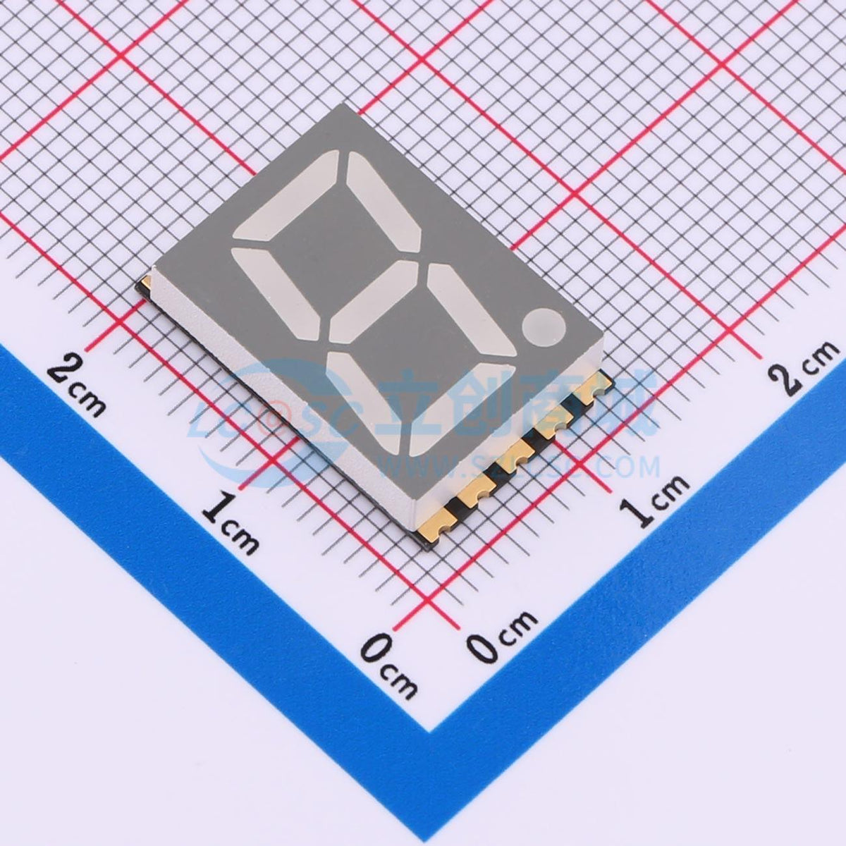 LED 7 đoạn GS5611AB-G Guangcai Display SMD,19x12.4mm - Techcore Việt Nam