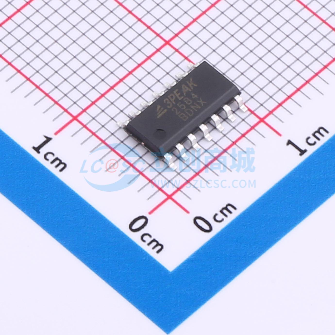 IC Khuếch Đại Thuật Toán TP2584-SR 3PEAK SOIC-14 1 kênh Rail-to-Rail 10 MHz - Techcore Việt Nam